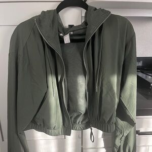 Forever 21 green jacket